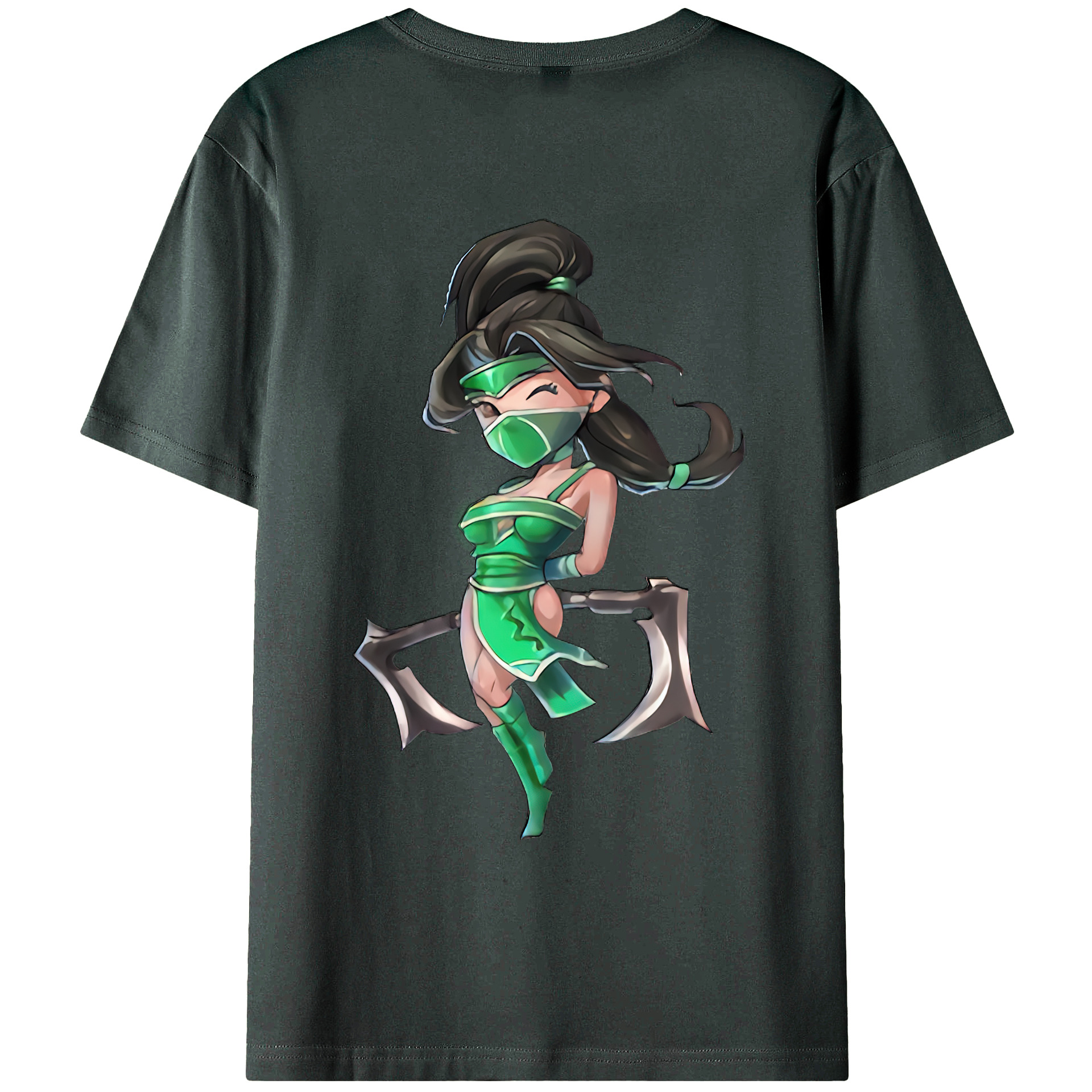（画像用） リーグ・オブ・レジェンド League of Legends LOL 綿100％ メンズ半袖Tシャツ（バックプリント） 通気性